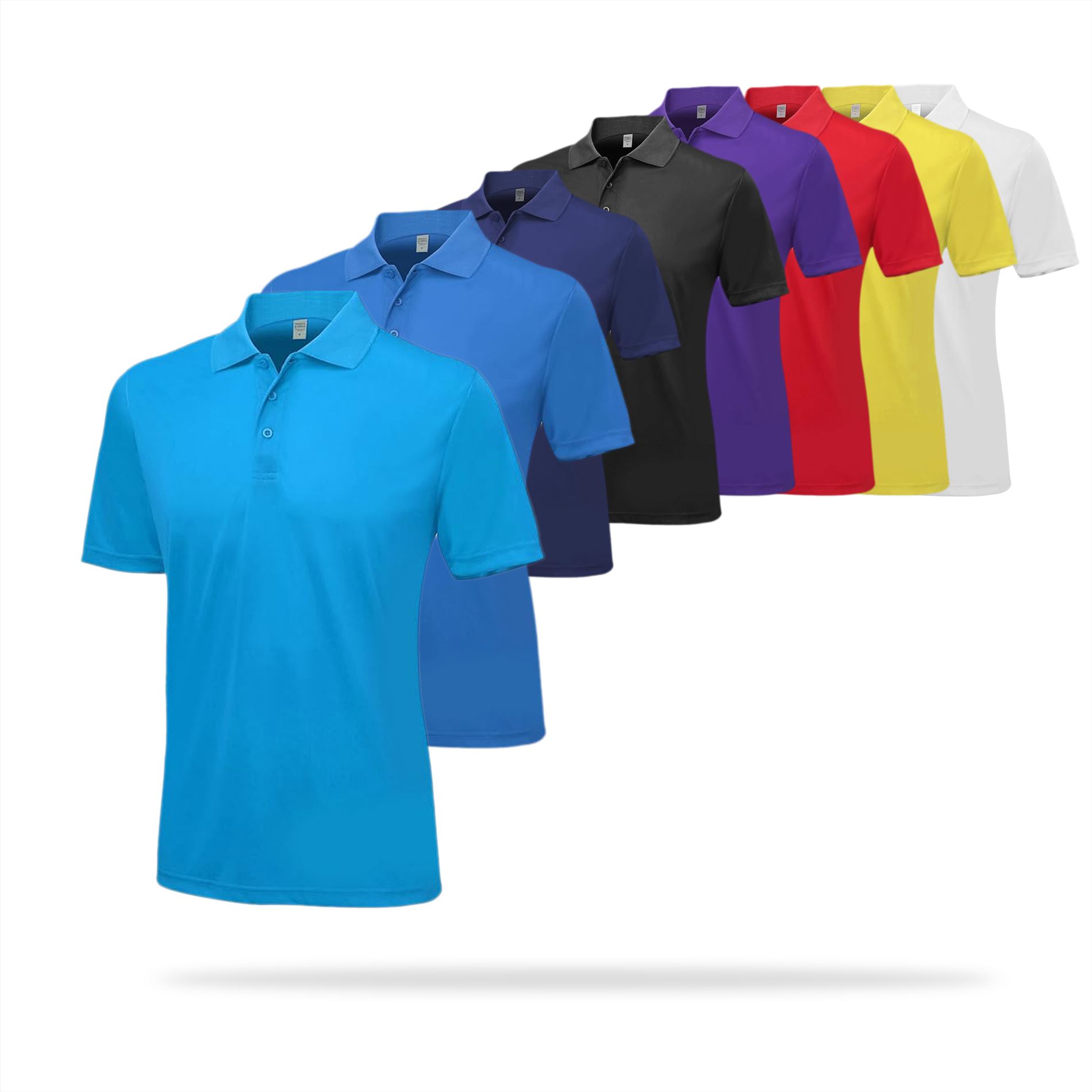 חולצת פולו חלקה שרוול קצר Just Cool 